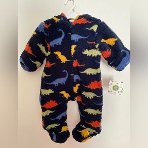 Little Me Fleece Pram Dinosaur 3-6 Mos NWT, GREAT CHRISTMAS GIFT! Great price!